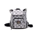 Coach Classic Monogram Medium Grey Backpacks DHO