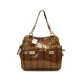 Coach Embossed Lock Medium Brown Totes DYH