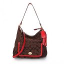 Coach Kristin In Signature Medium Coffee Shoulder Bags APN