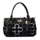 Coach Waverly Big C Logo Large Black Satchels EJR