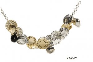 Coach Flower Pearl Gold Necklaces CZI