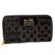 Coach In Signature Large Coffee Wallets AXN