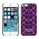 Coach Big Logo Fuchsia Navy iPhone 6 Cases FAX