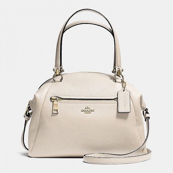 2016 New Designer Coach Prairie Satchel In Pebble Leather