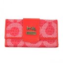 Coach Dot Logo Large Red Wallets ECX