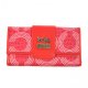 Coach Dot Logo Large Red Wallets ECX