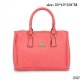 Coach Georgie In Leather Medium Pink Satchels ETB