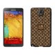 Coach Logo Monogram Brown Samsung Note 3 Cases DRT