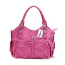 Coach Embossed Medium Pink Satchels DEX