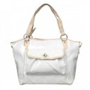 Coach Bleecker Riley Carryall Small White Satchels ECE