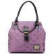 Coach Buckle In Signature Medium Purple Satchels BNU