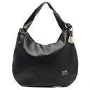 Coach City Logo Large Black Hobo BWF