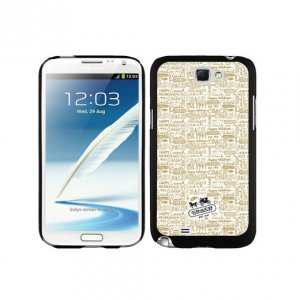 Coach Fashion Logo Khaki Samsung Note 2 Cases DTA