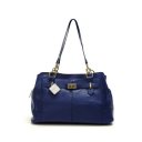 Coach Bleecker Cooper Large Navy Satchels DMQ