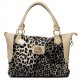 Coach Leopard Fur Large Ivory Totes BAK