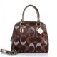 Coach Georgie In Signature Medium Coffee Satchels ETZ