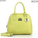 Coach Legacy Haley Medium Lemon Yellow Satchels ADH