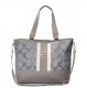 Coach Fashion Signature Medium Grey Satchels BTZ