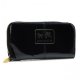 Coach Madison Smooth Large Black Wallets AHA