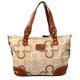 Coach Big C Signature Large Khaki Totes EJD