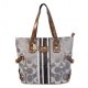 Coach In Signature Logo Medium Grey Totes BFD