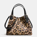 Coach Borough Logo Monogram Large Apricot Totes FBQ