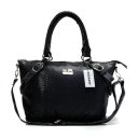 Coach Madison Embossed Medium Black Totes DEO