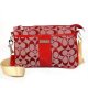 Coach Madison In Signature Small Red Crossbody Bags CFG