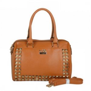 Coach Legacy Legacy Haley In Stud Medium Tan Satchels BPD