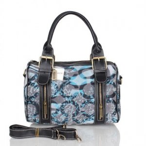 Coach Poppy In Signature Medium Blue Luggage Bags CEB