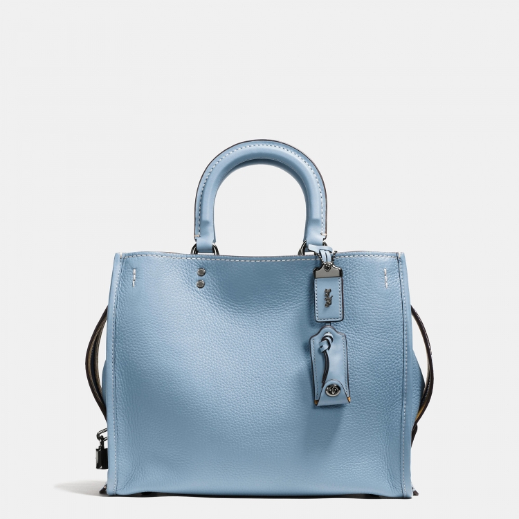 Storage Pocket Coach Rogue Bag In Glovetanned Pebble Leather - Click Image to Close