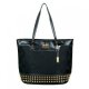 Coach Tanner Stud Medium Black Totes DKK