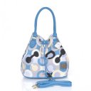 Coach Drawstring In Monogram Medium Blue Medium CEI