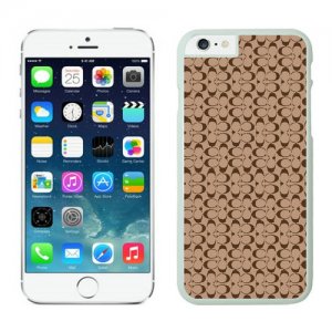 Coach Logo In Signature Camel iPhone 6 Cases EZM