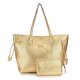 Coach City Knitted Medium Gold Totes DZN