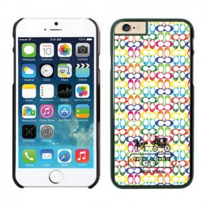 Coach In Confetti Signature Multicolor iPhone 6 Cases FBB