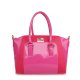 Coach In Logo Medium Fuchsia Satchels BLD