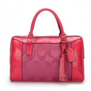 Coach Legacy Haley Medium Fuchsia Satchels AVV