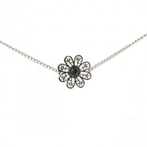 Coach Flower Silver Necklaces CYC