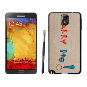 Valentine Marry Me Samsung Galaxy Note 3 Cases EDA