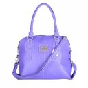 Coach Logo Charm Small Purple Satchels DWI