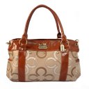 Coach Waverly Big C Logo Large Khaki Satchels EJT