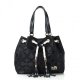 Coach Julia Logo Medium Black Totes FEO