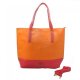 Coach Stud North South Large Orange Totes CJG