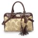 Coach Legacy Haley Medium Khaki Satchels BAW