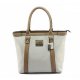 Coach North South Medium White Totes DJD