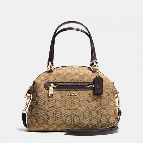 Coach Prairie Satchel In Signature Canvas On Sale