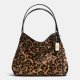 Coach Outlet Edie Shoulder Bag In Wild Beast Print Haircalf