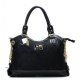 Coach Legacy Pinnacle Lowell In Signature Large Black Satchels ADU