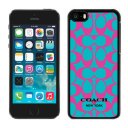 Coach Big Logo Fuchsia Blue iPhone 5C Cases DQN